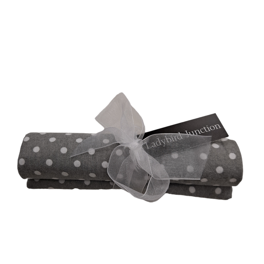 100% Cotton Swaddle Blanket - Grey Assorted